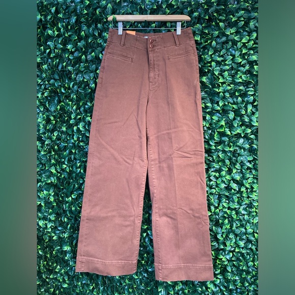 Duer | LuxTwill High Rise Trouser - Copper | - Picture 5 of 12